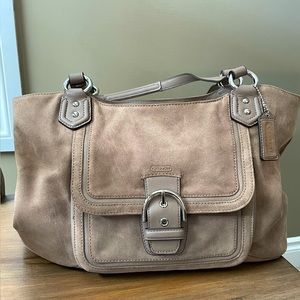 Coach Campbell Suede Belle Carryall F1381-F24688